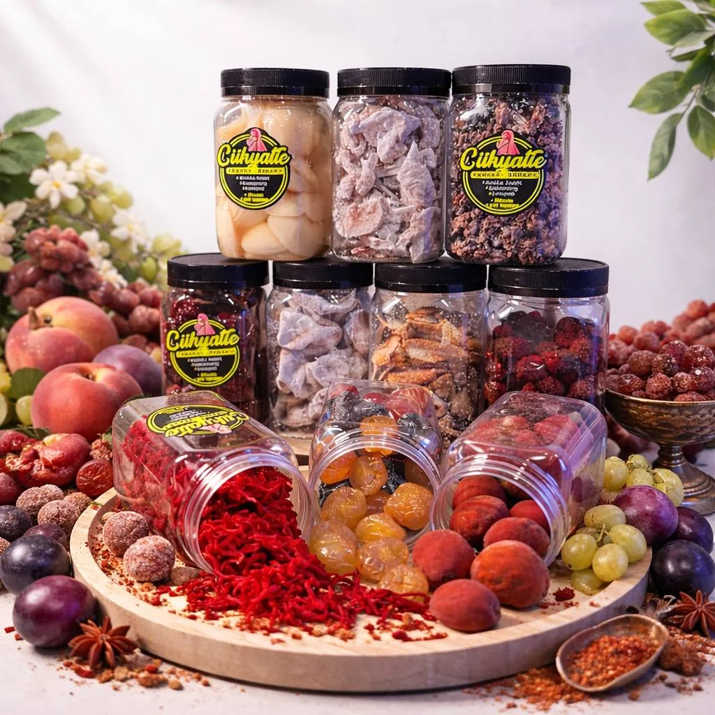 Aneka asam Ciikyatie dalam balang