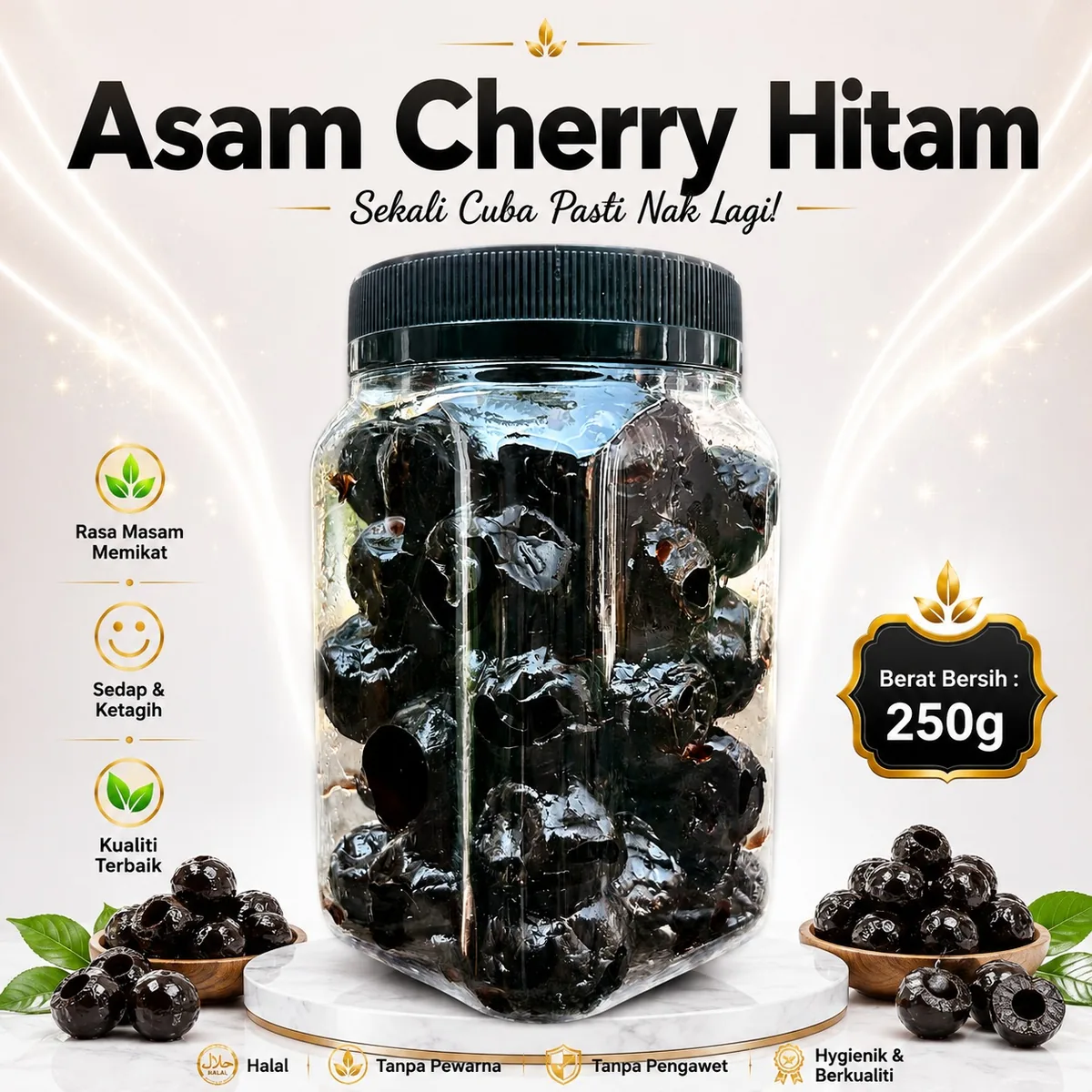 Asam dan buah kering Ciikyatie