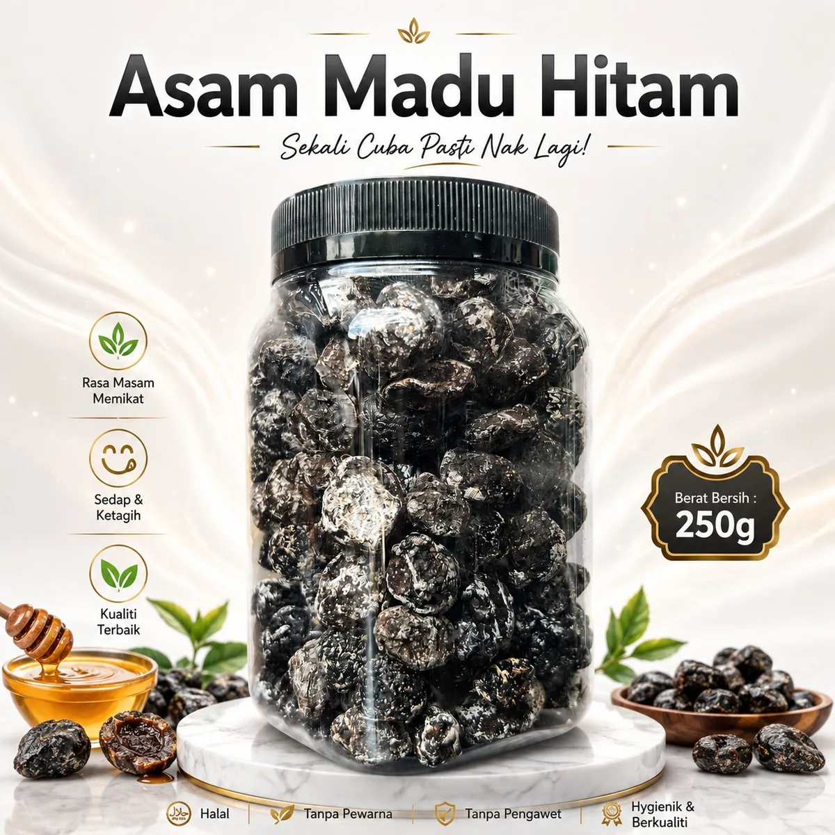 Asam dan buah kering Ciikyatie