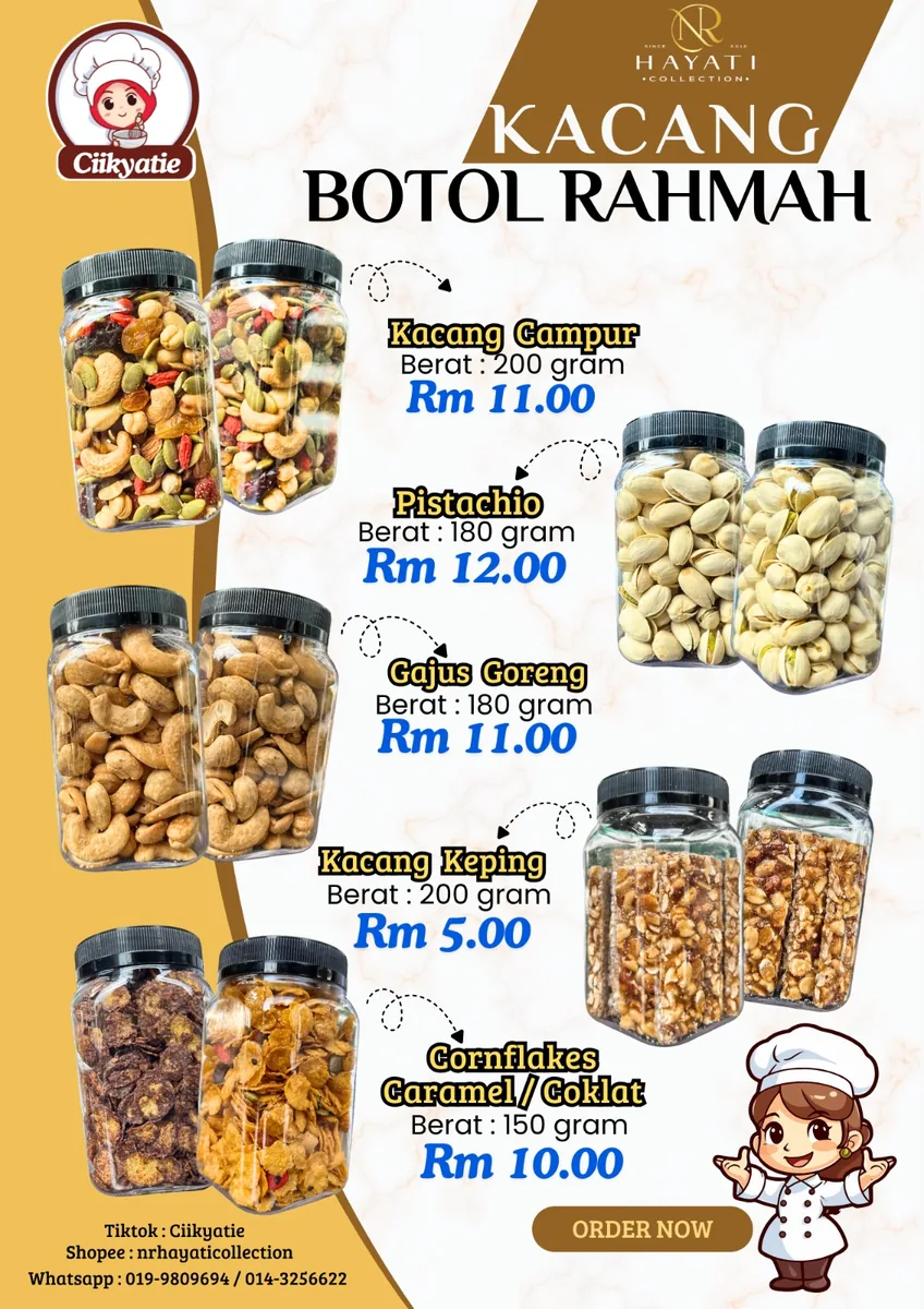 Asam dan buah kering Ciikyatie