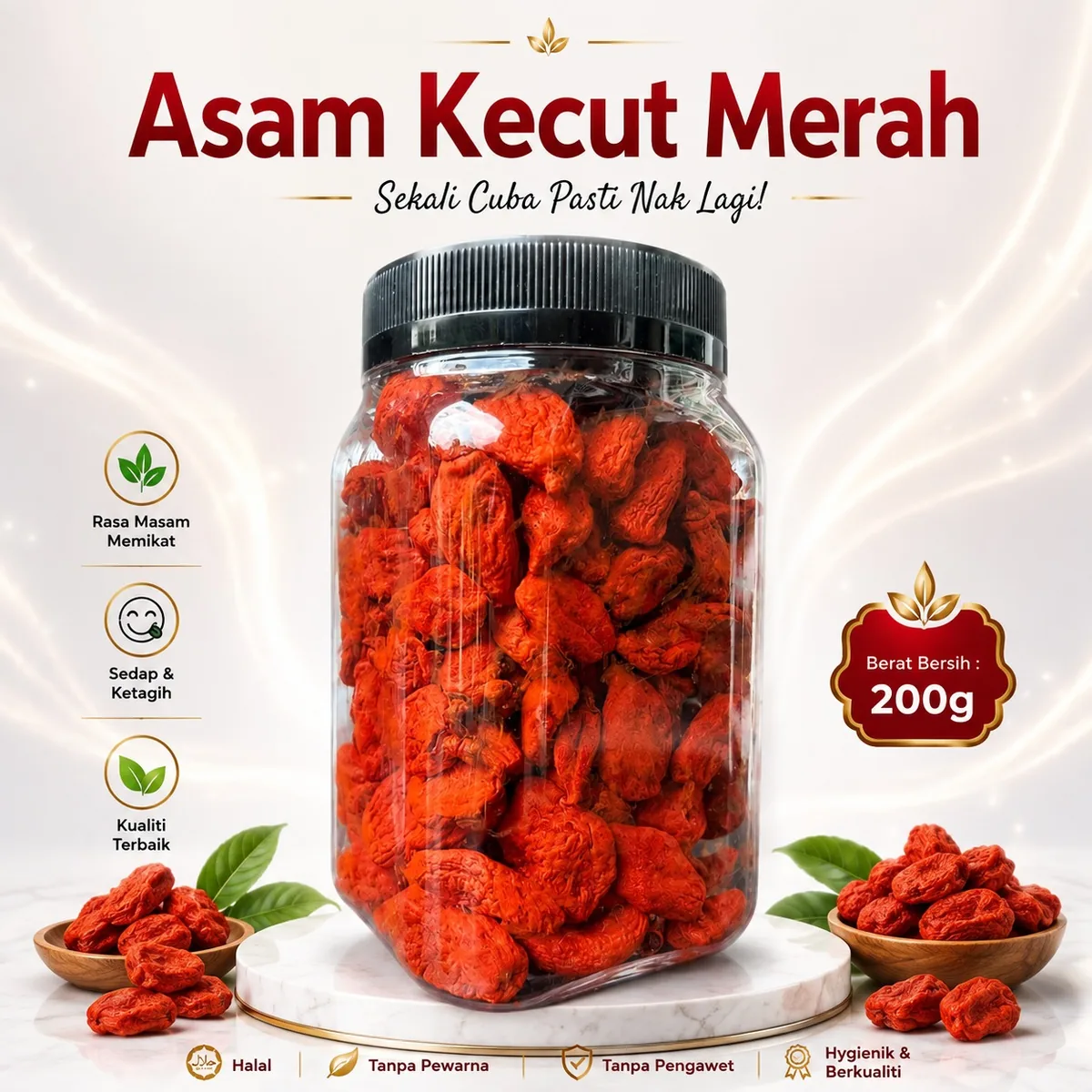 Asam dan buah kering Ciikyatie