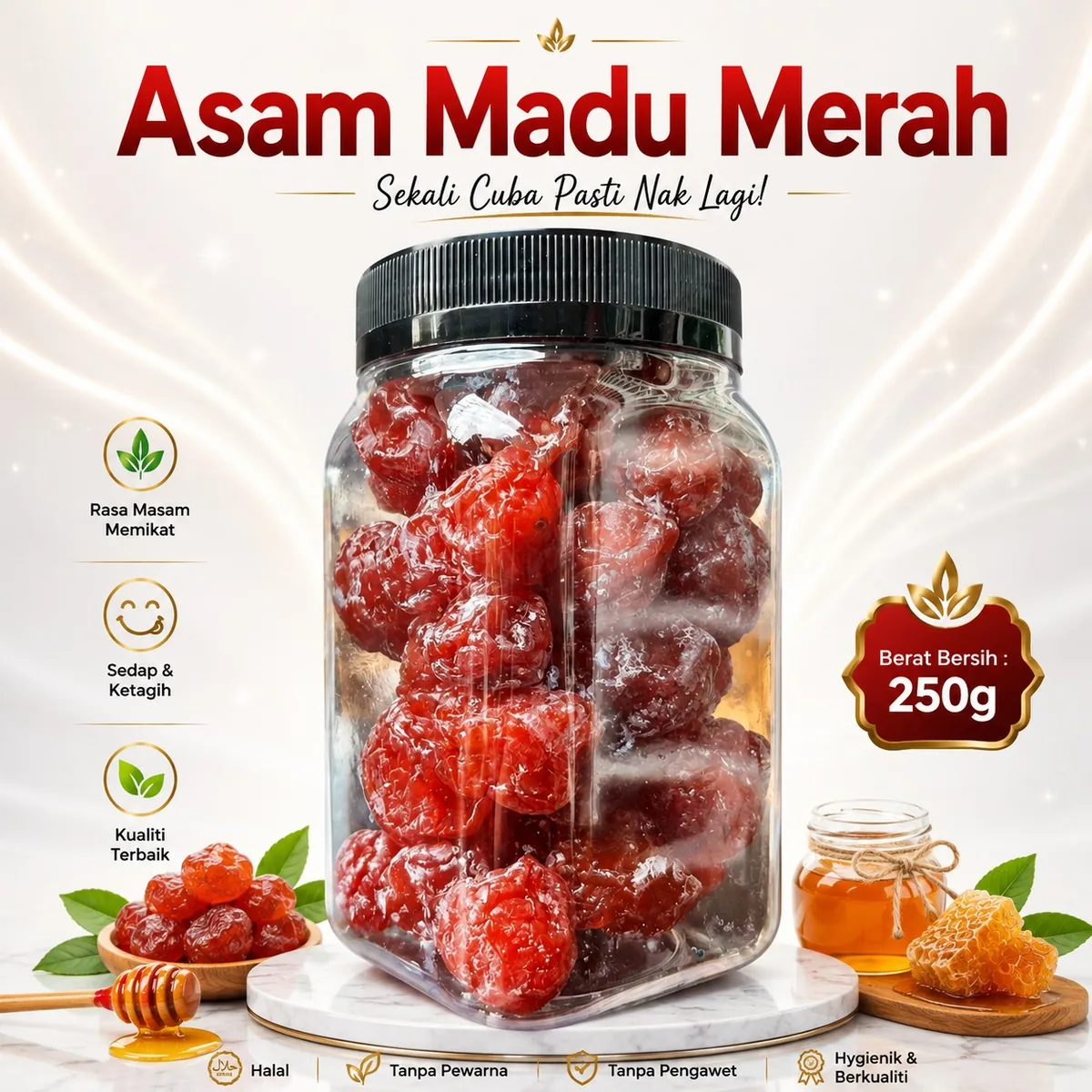 Asam dan buah kering Ciikyatie