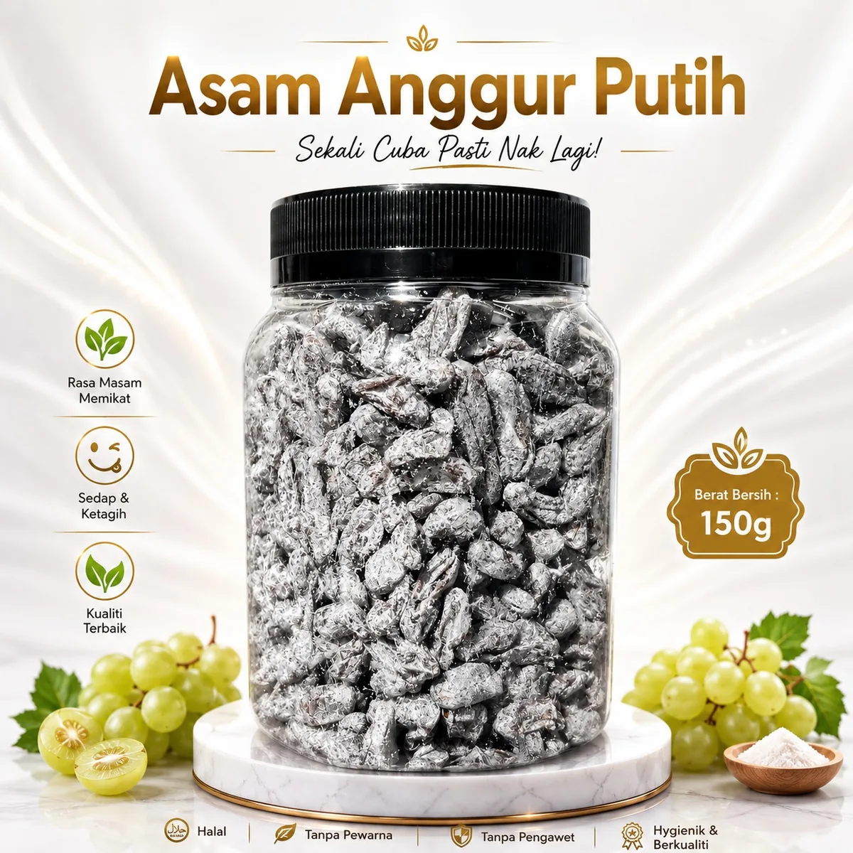 Asam dan buah kering Ciikyatie