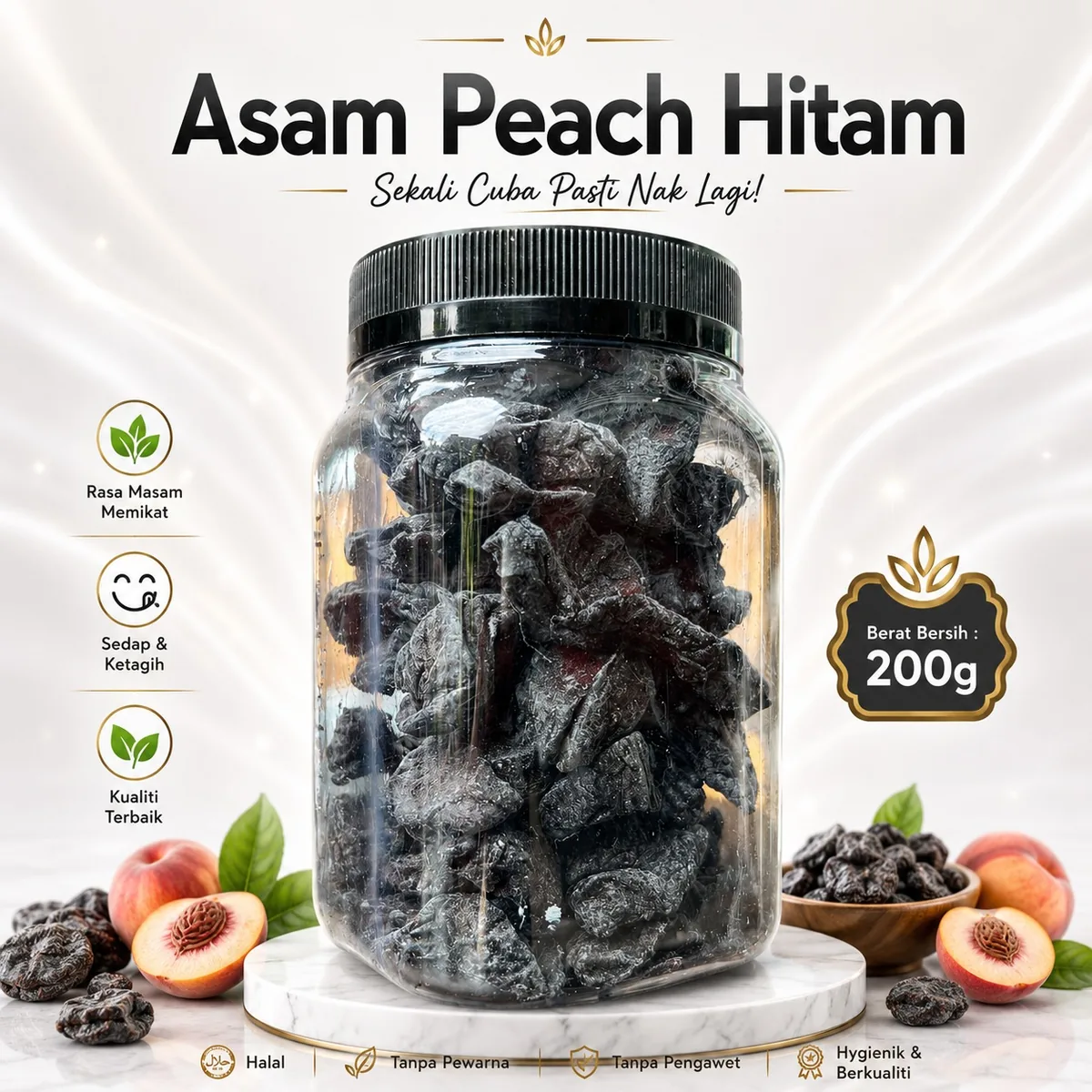 Asam dan buah kering Ciikyatie