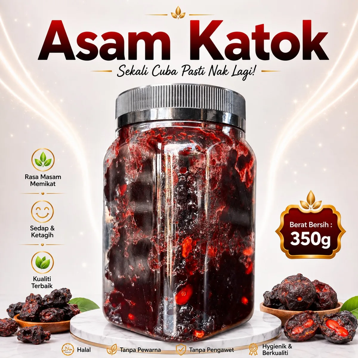 Asam dan buah kering Ciikyatie