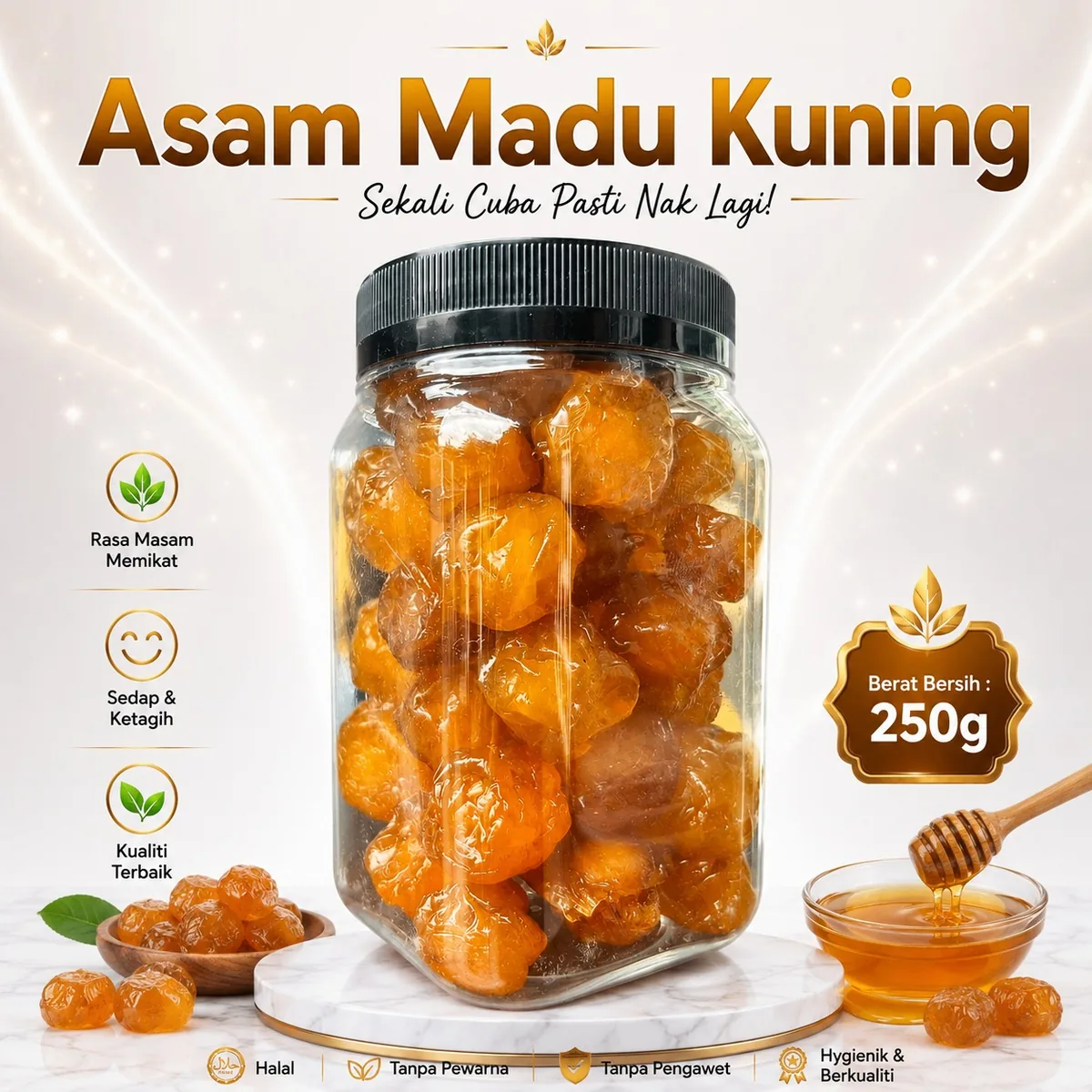 Asam dan buah kering Ciikyatie