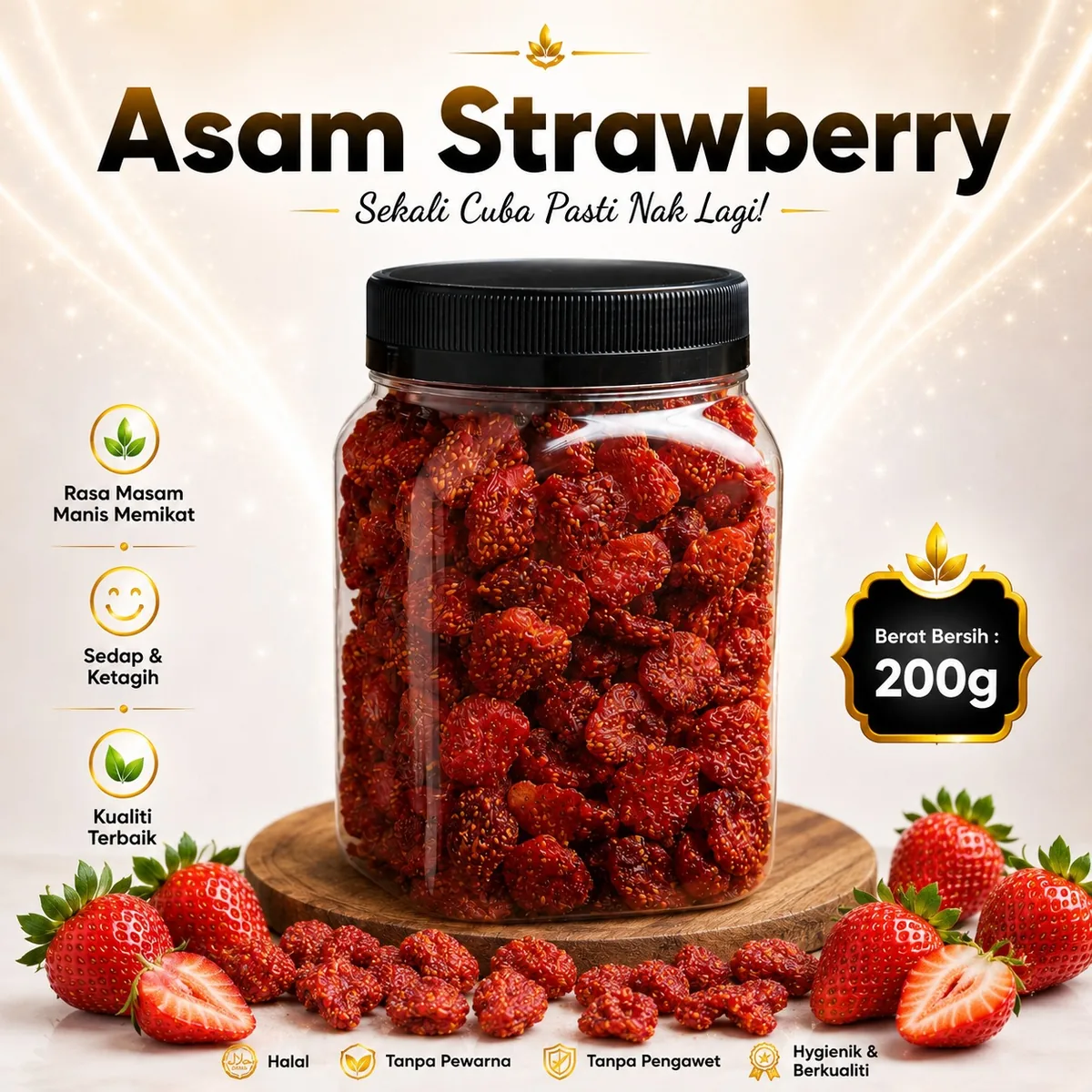 Asam dan buah kering Ciikyatie