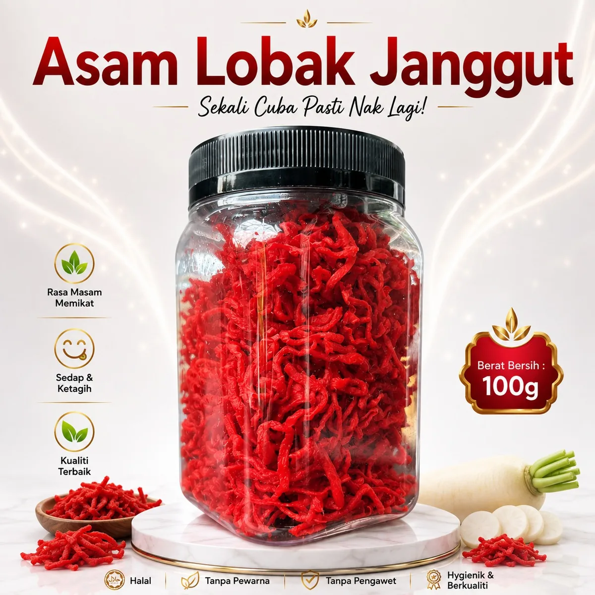 Asam dan buah kering Ciikyatie