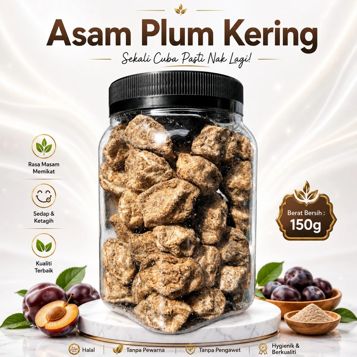 Asam dan buah kering Ciikyatie