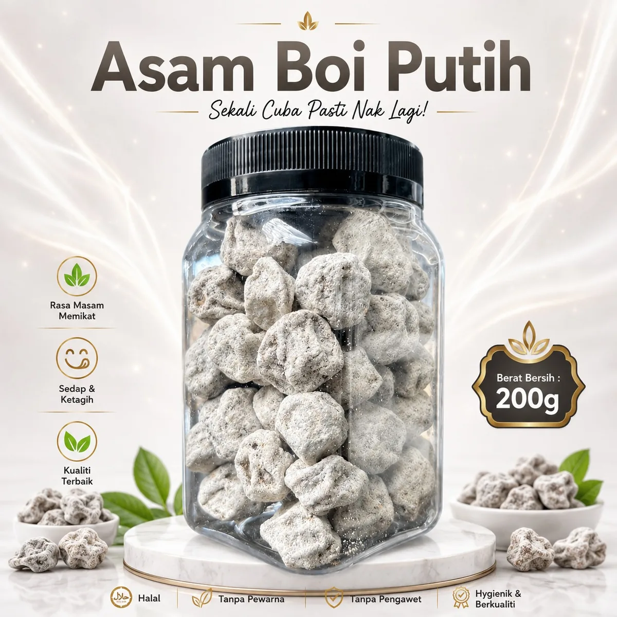 Asam dan buah kering Ciikyatie