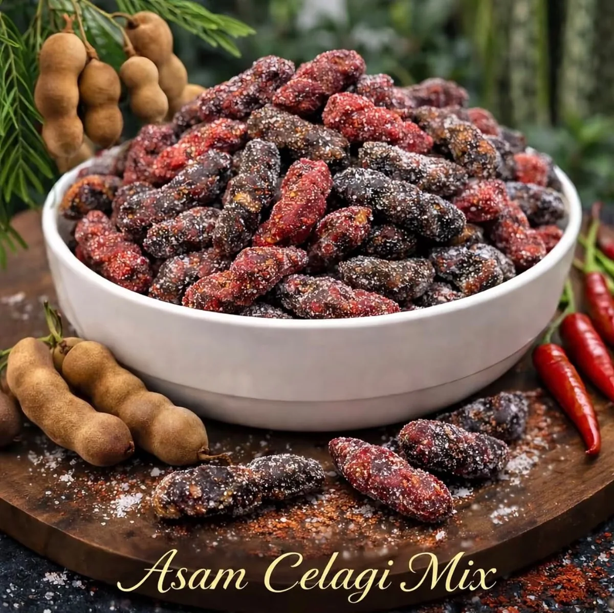 Asam dan buah kering Ciikyatie